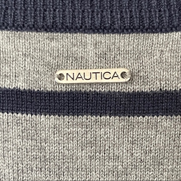 Nautica Crew Neck XXL Navy & Blue Sweater - Picture 3 of 12